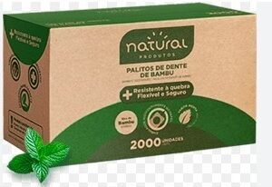 Palito de Bambu Sachê cx 200 uni.