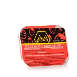 Geleia Isis Morango/Goiaba cx 144 Uni. 10g