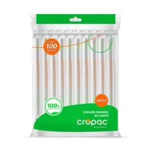 Canudo 5mm Sachê Pct 100 Uni.