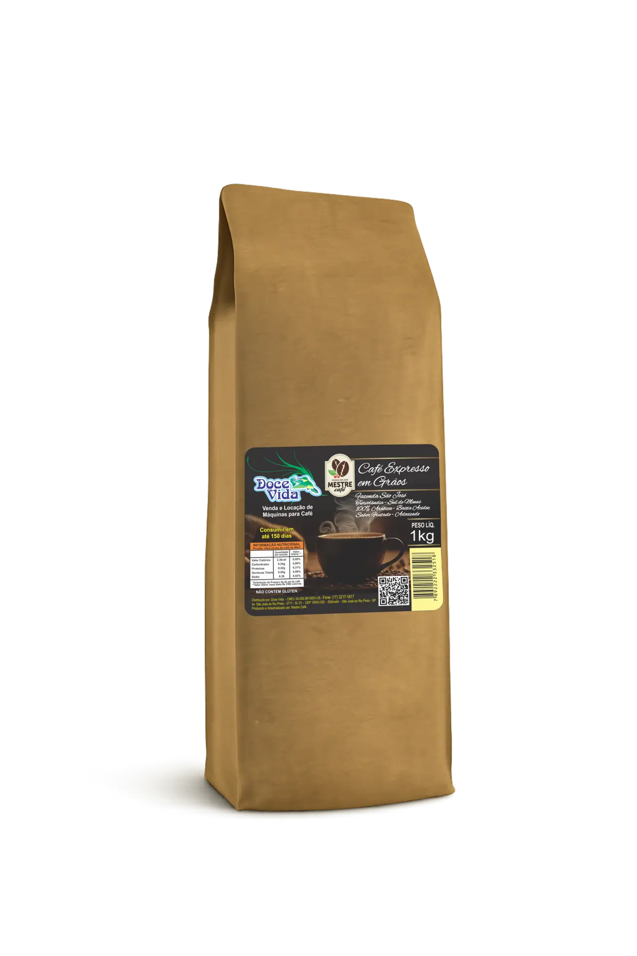 Café Torrado Grão Doce Vida/ Mestre Café 1kg
