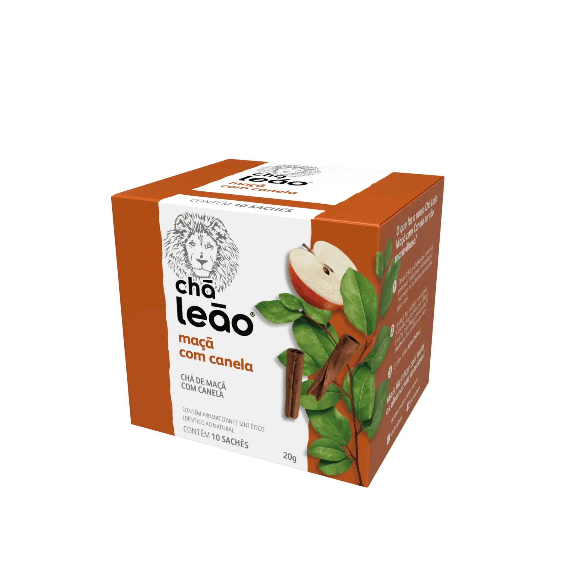 Chá Maçã e Canela cx 10 env. 20g