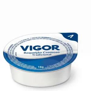 Requeijão Tradicional Vigor cx 144 Uni. 18g