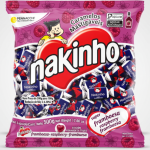 Bala Nakinho Framboesa 500g