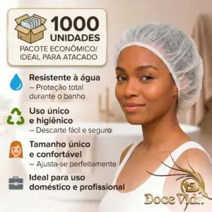 Touca de Banho Descartavél Pct 1000 Uni.