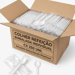 Colher Refeição Embalado Individual 5228 cx 250 Uni.