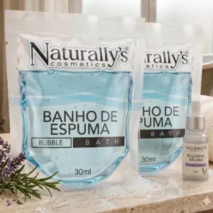 Espuma de Banho Sachê Naturallys 30ml