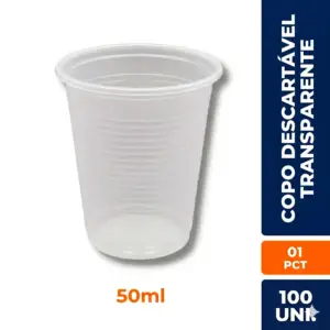 Copo 50ml Pct 100 Uni.