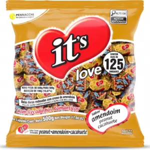 Bala Its Love Amendoin 500g