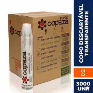 Copo 110ml cx 3000 Uni.