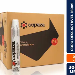 Copo 160ml cx 3000 Uni. Para Máquina de Café