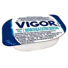 Manteiga Vigor sem Sal cx 192 Uni. 10g