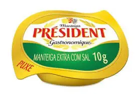 Manteiga Presidente com Sal cx 192 Uni. 10g