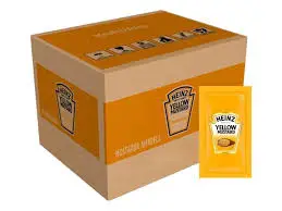 Mostarda Heinz cx 144 Uni. 5g