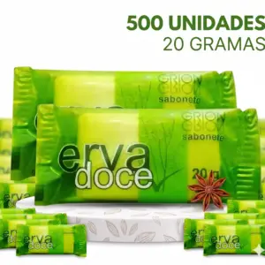 Sabonete 20g Erva Doce cx 500 Uni.