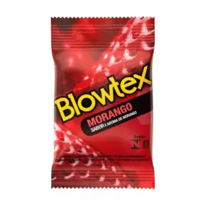 Preservativo Blowtex Morango 48 X 3unid